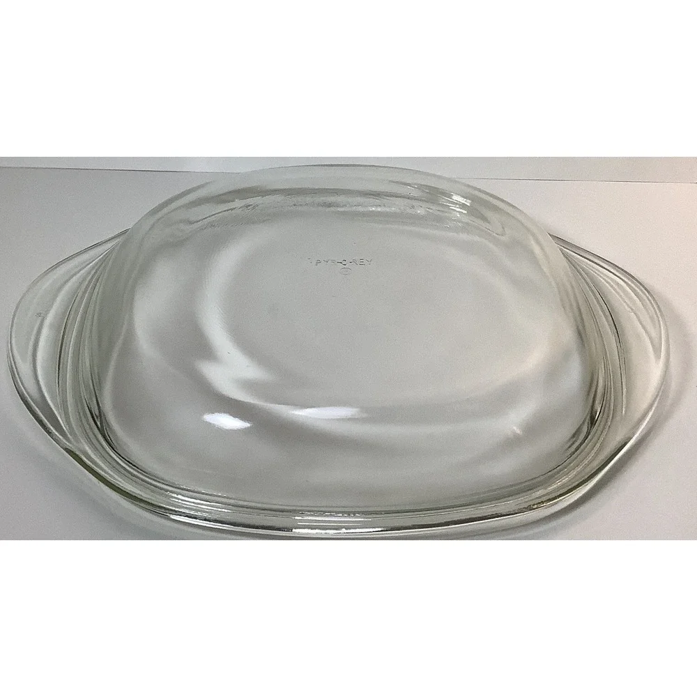 Pyr-O-Rey Clear Square‎ Casserole Lid 3055 Fits 2 Quart Dynaware Dishes Vintage